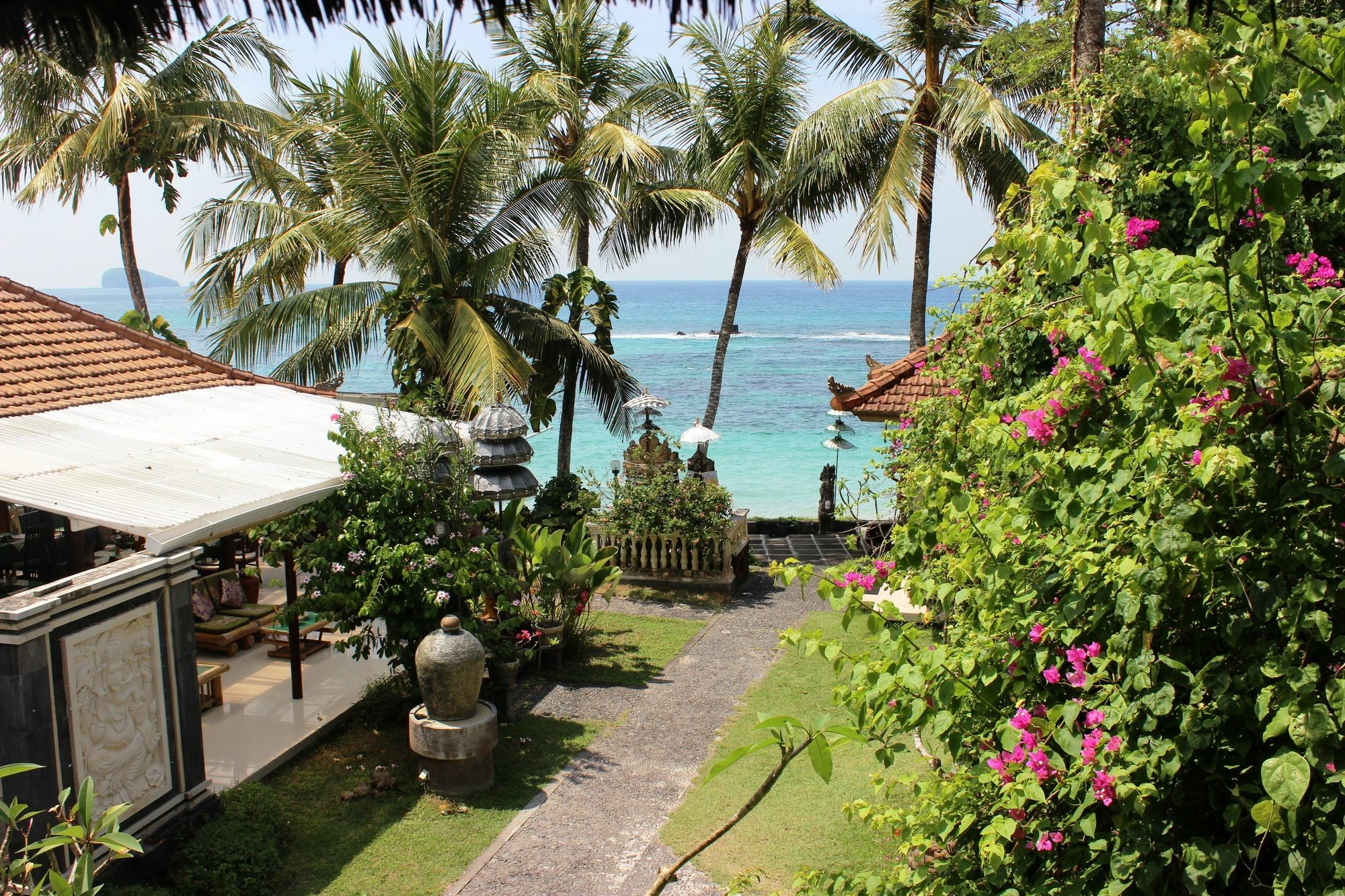 Anom Beach Hotel Candidasa Exterior foto